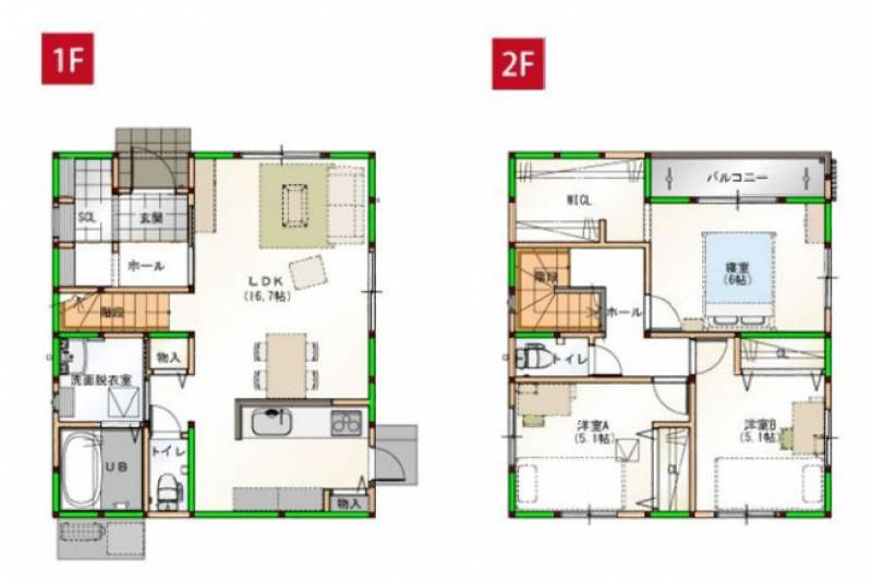 高知市青柳町 一戸建 の間取り画像