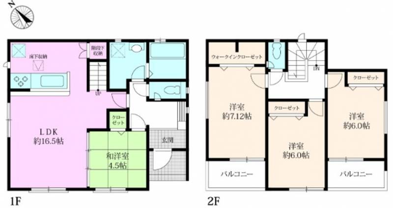 高知市仲田町 一戸建 の間取り画像