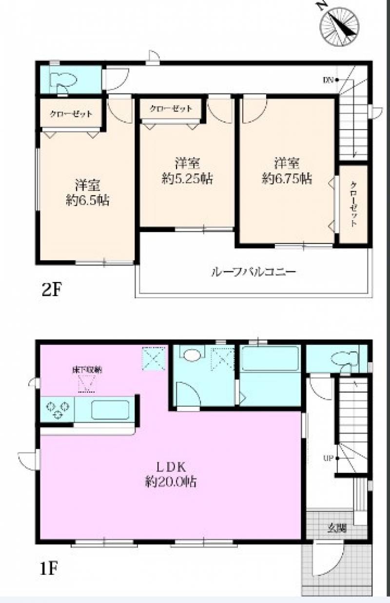 高知市仲田町 一戸建 の間取り画像