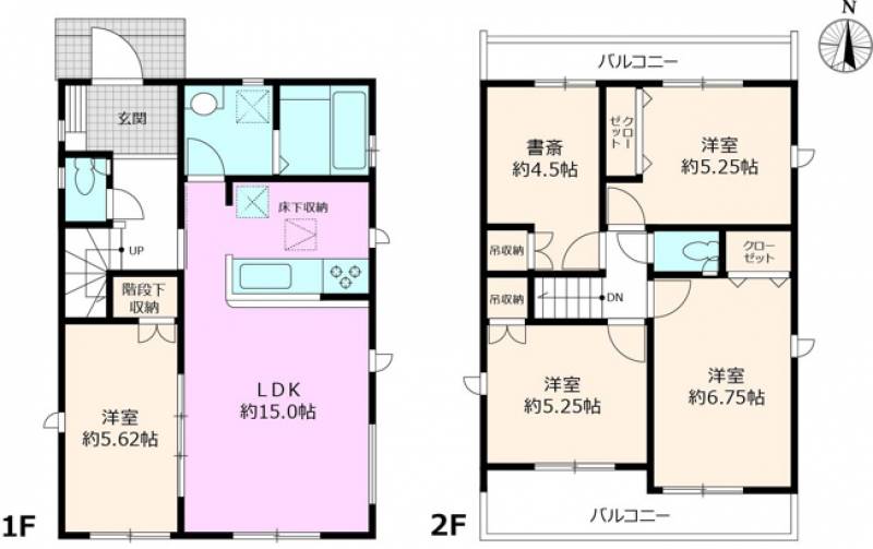 吾川郡いの町駅東町 一戸建 の間取り画像