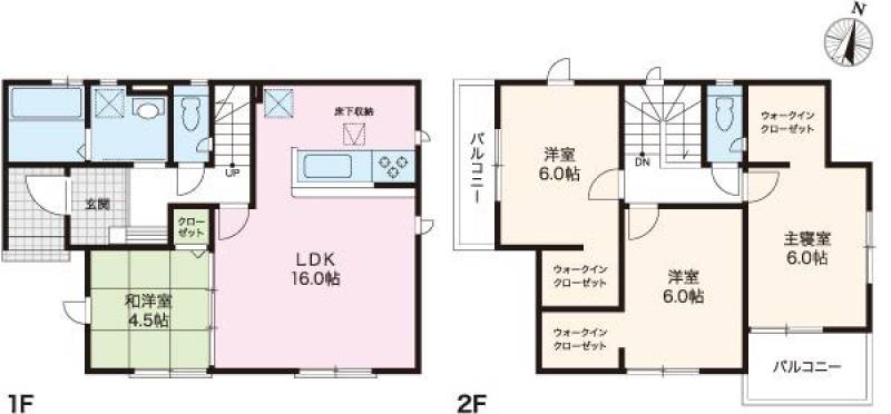 香美市土佐山田町東本町 一戸建 の間取り画像