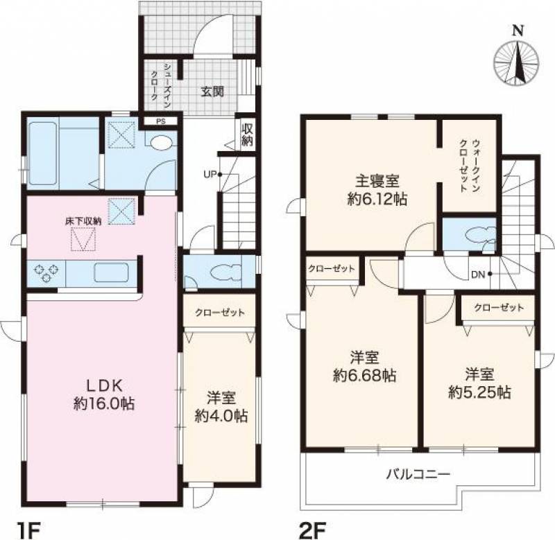 高知市介良乙 一戸建 の間取り画像