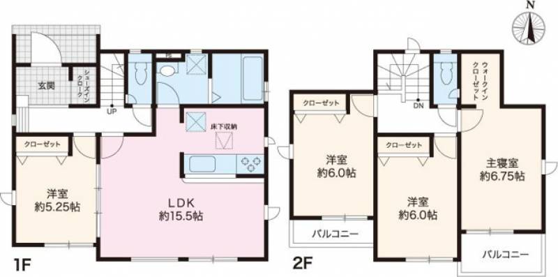 高知市介良乙 一戸建 の間取り画像