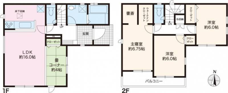 高知市介良乙 一戸建 の間取り画像