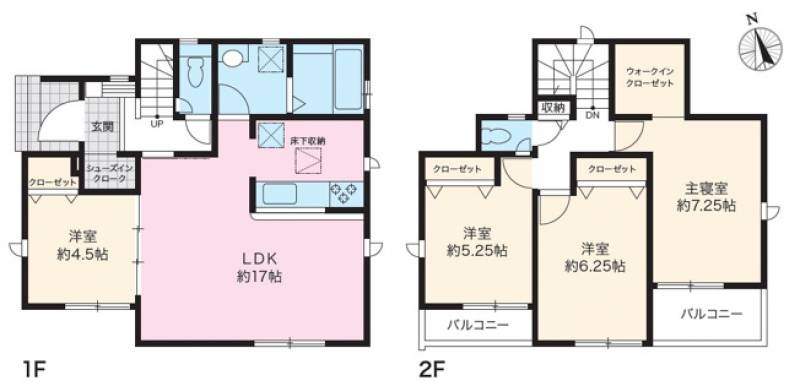 南国市大そね甲 一戸建 の間取り画像