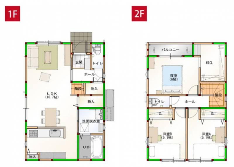 高知市塩屋崎町 一戸建 の間取り画像