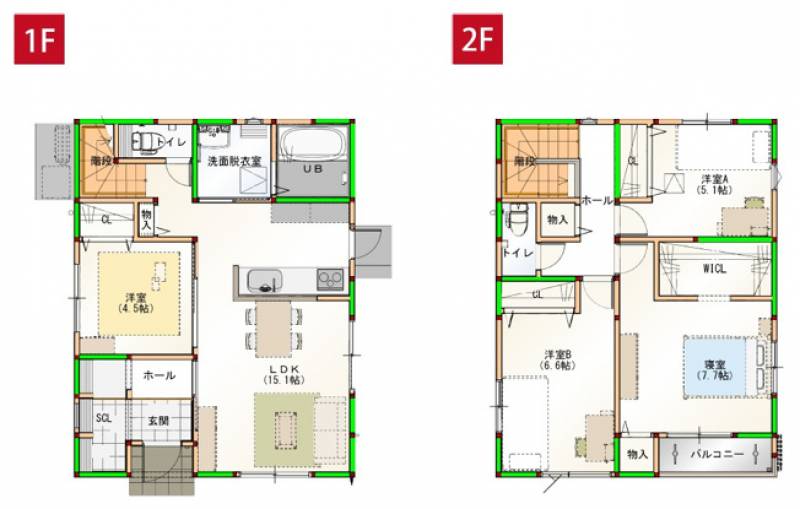 土佐市蓮池 一戸建 の間取り画像