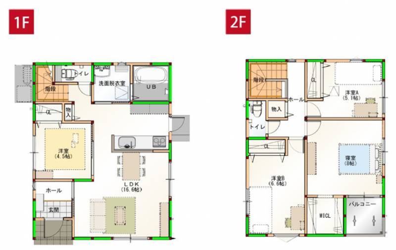 土佐市蓮池 一戸建 の間取り画像