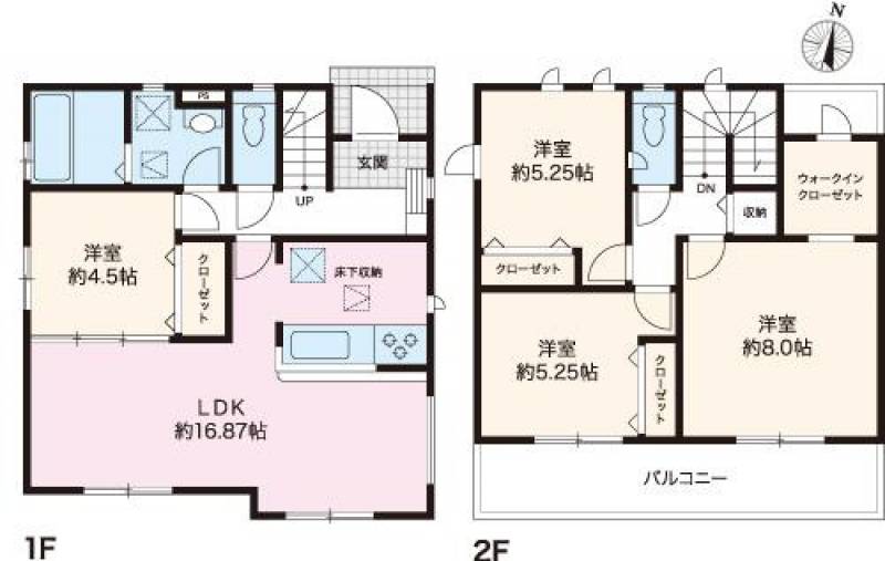 高知市介良乙 一戸建 の間取り画像