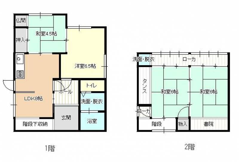 高知市横浜西町 一戸建 の間取り画像