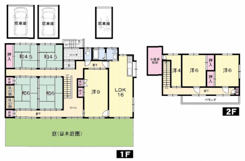 高知市福井町 一戸建 の間取り画像