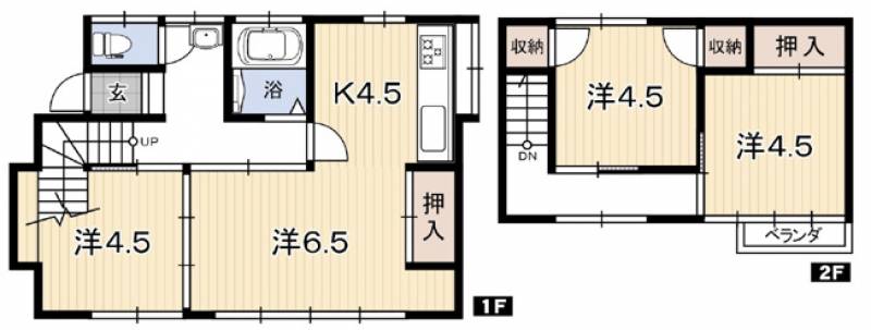 吾川郡いの町 一戸建 の間取り画像