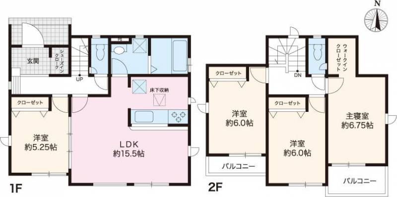 高知市介良乙 一戸建 の間取り画像