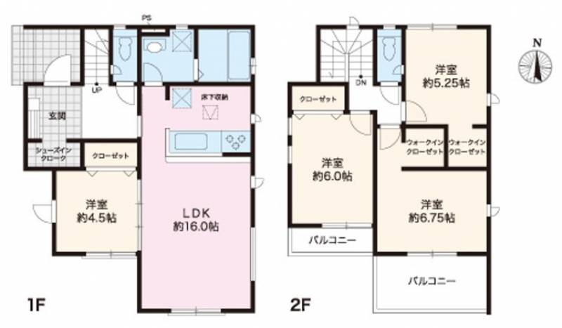 高知市介良乙 一戸建 の間取り画像