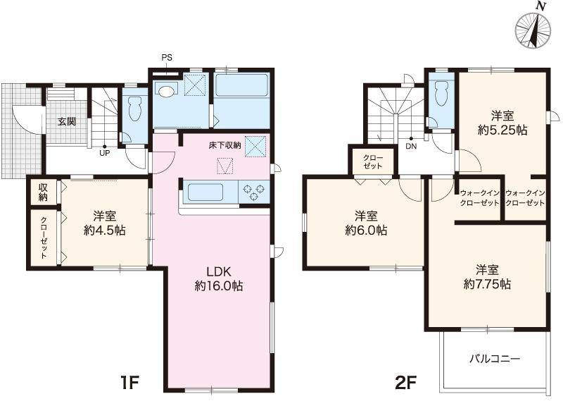 高知市東石立町 一戸建 の間取り画像