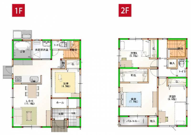 香美市土佐山田町西本町 一戸建 の間取り画像