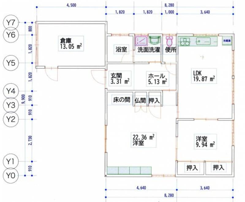 香南市野市町西野 一戸建 の間取り画像