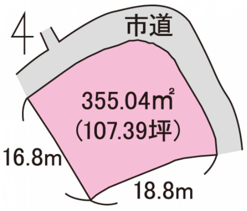 土佐市高岡町乙  の区画図