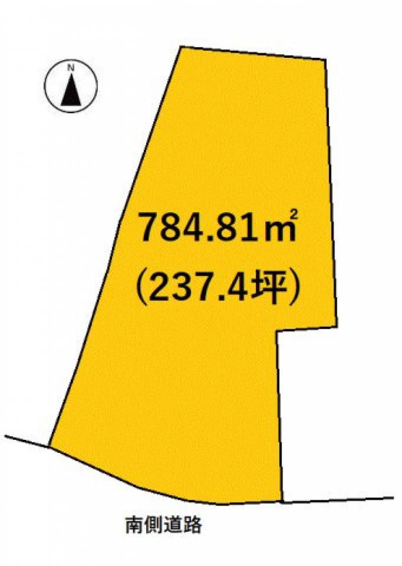 南国市堀ノ内  の区画図