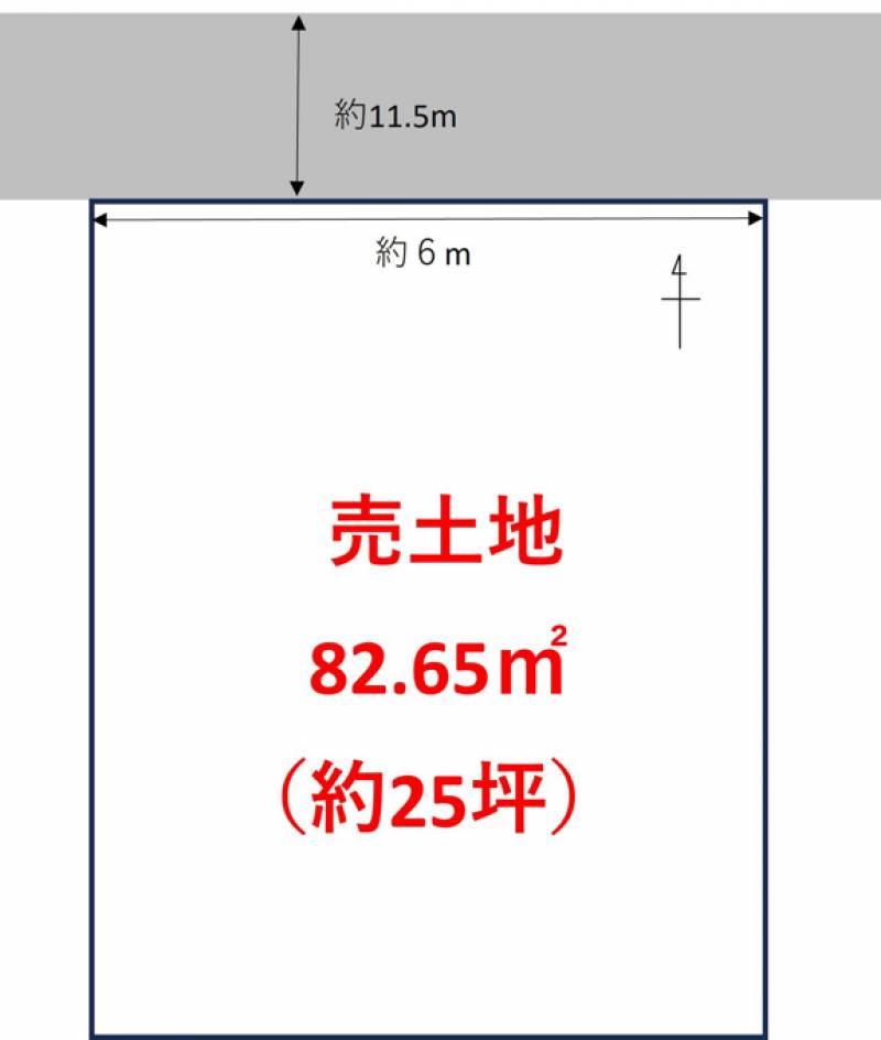 高知市高須新町  の区画図