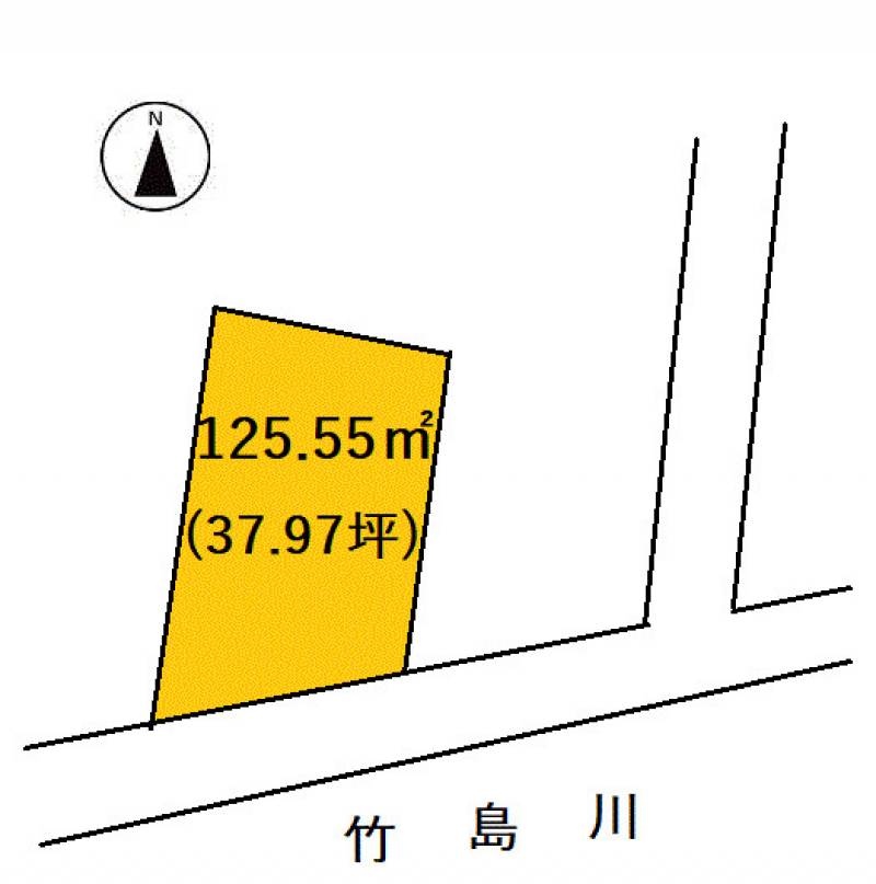 高知市六泉寺町  の区画図