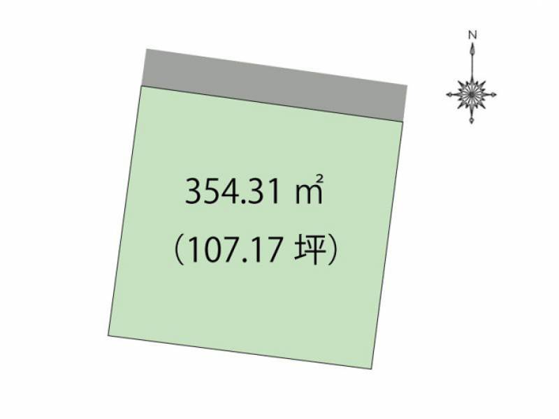 香南市夜須町手結山  の区画図