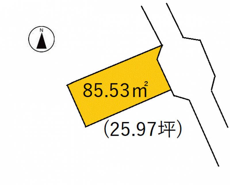 高知市薊野南町  の区画図