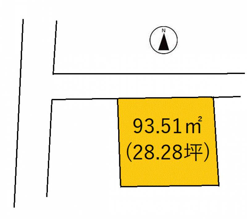 高知市瀬戸  の区画図