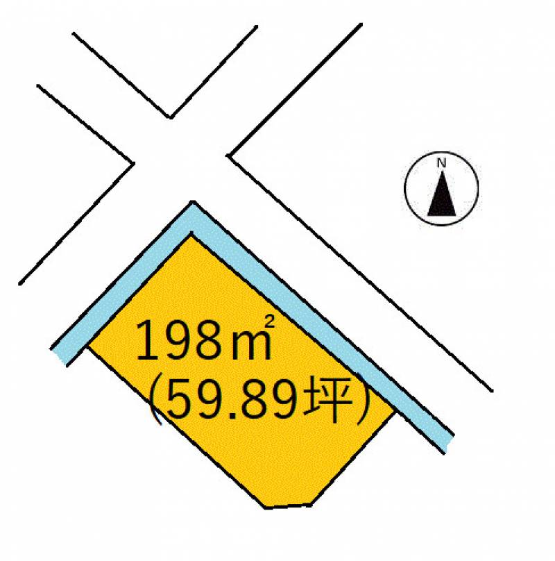 吾川郡いの町枝川  の区画図