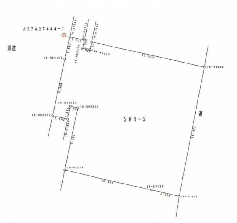 高知市瀬戸  の区画図