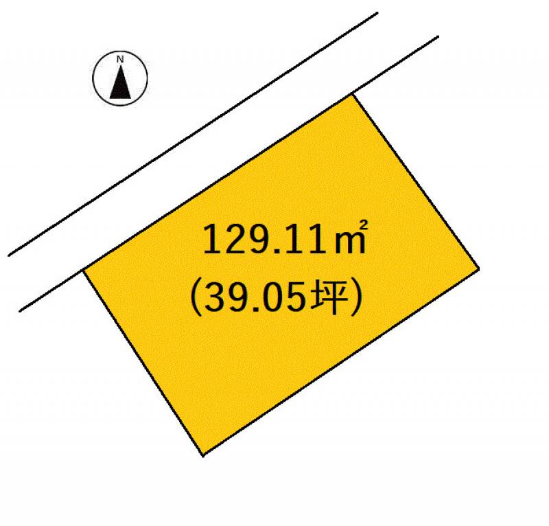 高知市南竹島町  の区画図