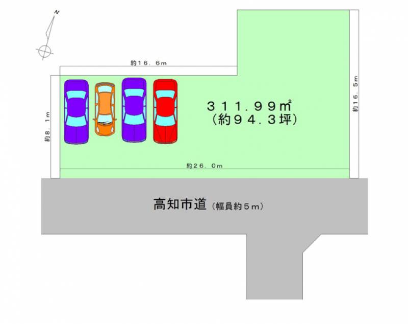 高知市長浜  の区画図