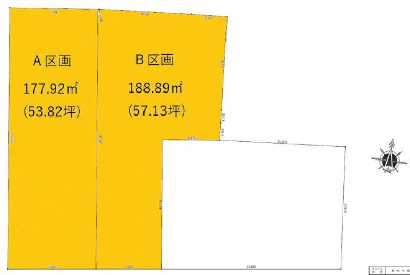 高知市城北町  の区画図