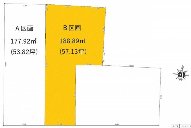 高知市城北町  の区画図