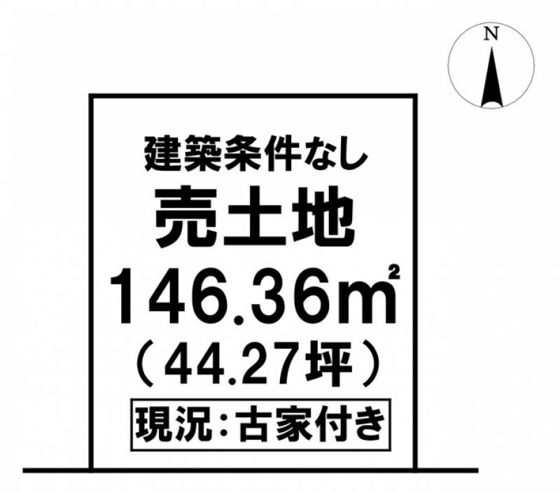 高知市横内  の区画図