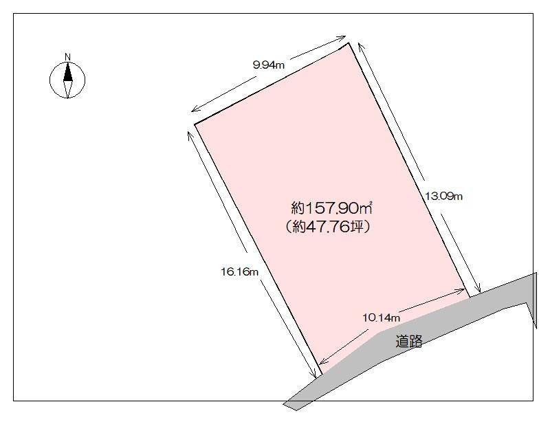 高知市薊野北町  の区画図