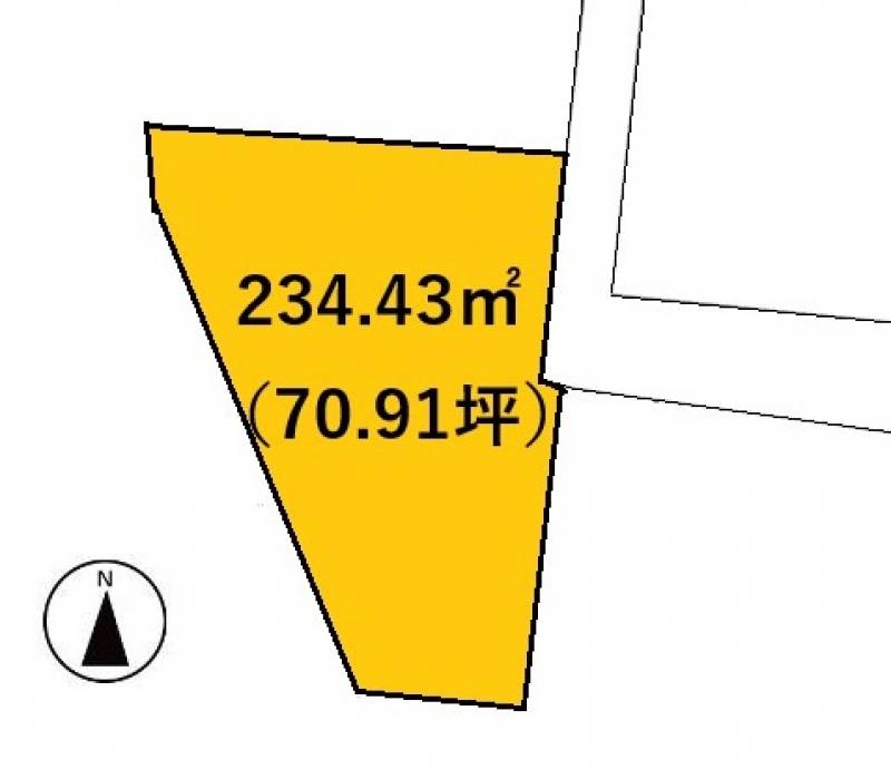 高知市東城山町  の区画図