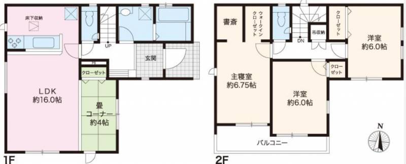 高知市介良乙 一戸建 6期5棟5号棟の間取り画像