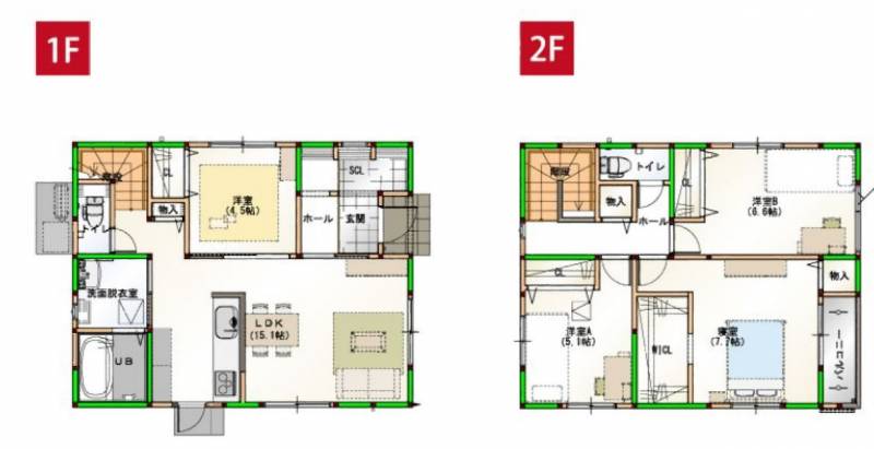 高知市一宮西町 一戸建 ④の間取り画像