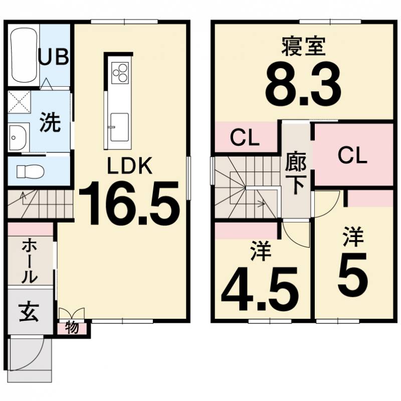 高知市大津乙 一戸建 の間取り画像