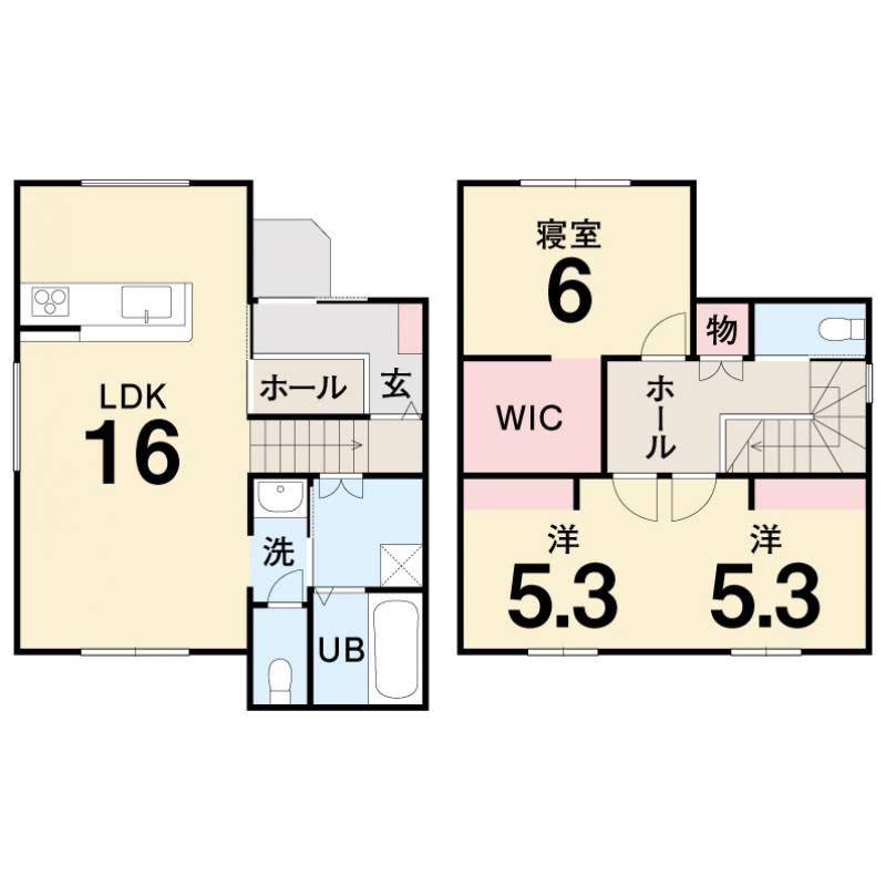 高知市福井町 一戸建 の間取り画像