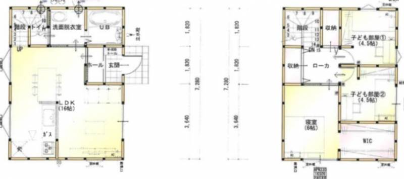 高知市鴨部 一戸建 の間取り画像