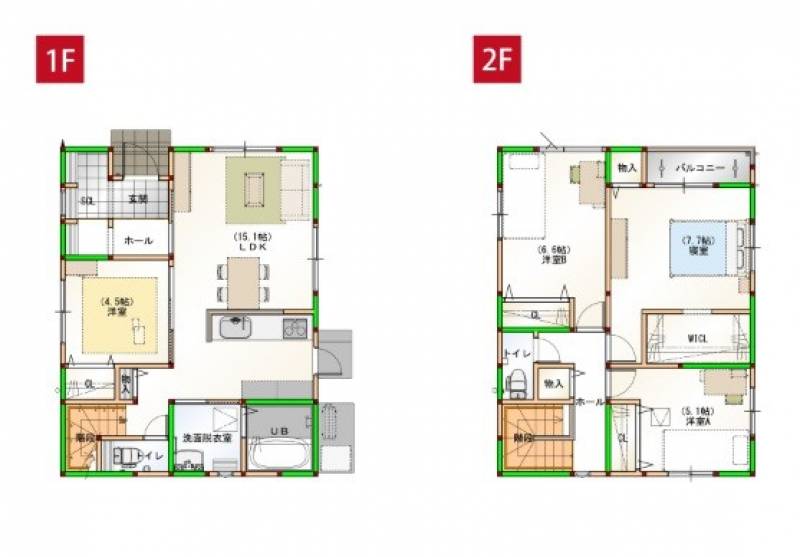 高知市東城山町 一戸建 ①の間取り画像