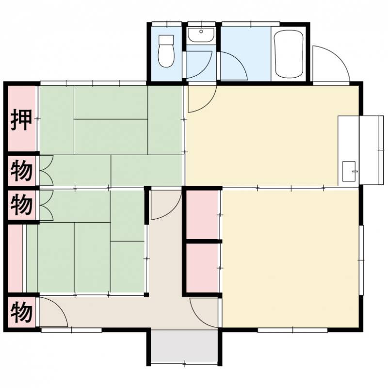 高岡郡日高村下分 一戸建 の間取り画像