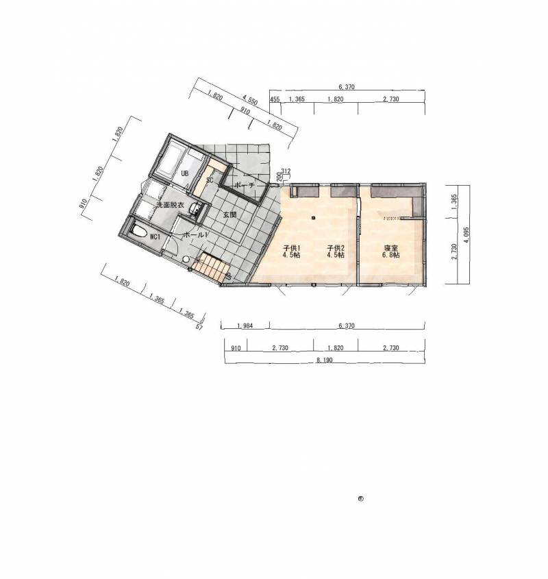 南国市元町 一戸建 の間取り画像