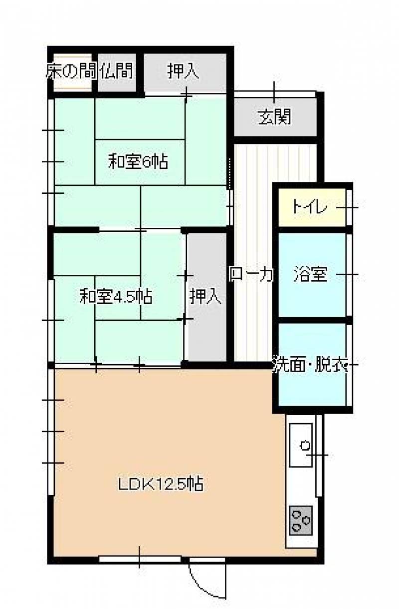 高知市瀬戸 一戸建 の間取り画像