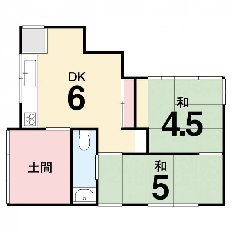 高知市新本町 一戸建 の間取り画像