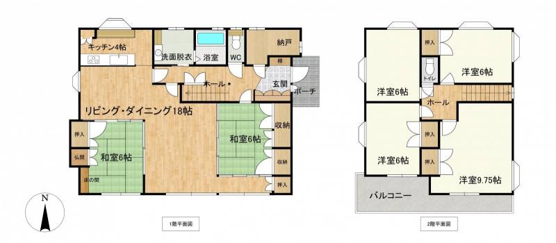 高知市薊野西町 一戸建 の間取り画像