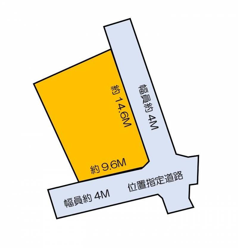 高知市新屋敷 の区画図