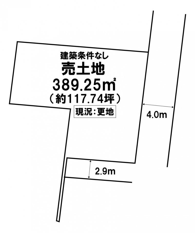 南国市大そね甲 の区画図